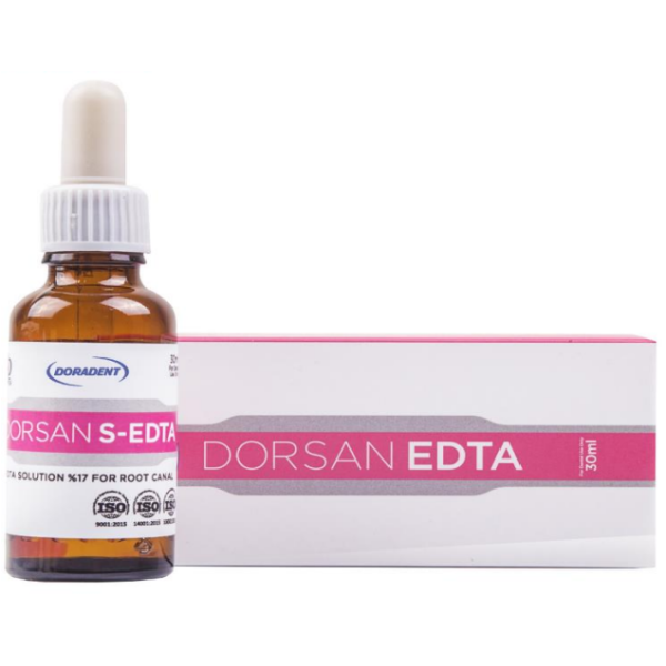 محلول ای دی تی ای 17% 30 میل برند Doradent - محلول ادتا 17% - Dorsan - EDTA Solution - محلول ادتا دورادنت Doradent - محلول ای دی تی ای 17% برند دورادنت