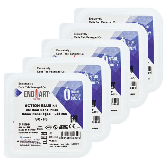 فایل روتاری اندوآرت بلو اکشن ENDOART Action Blue Rotary Files