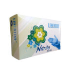 دستکش نیتریل آبی لیبرتون 100 عددی  Liberton