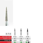 فرز الماسی دسته نقره ای BTM مدل Needle 858
