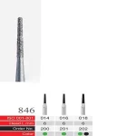 فرز الماسی دسته نقره ای BTM مدل Tapered 846