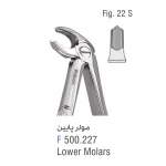 فورسپس مولر پایین فالکن Fig:22S