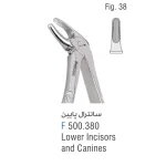 فورسپس سانترال پایین فالکن Fig:38