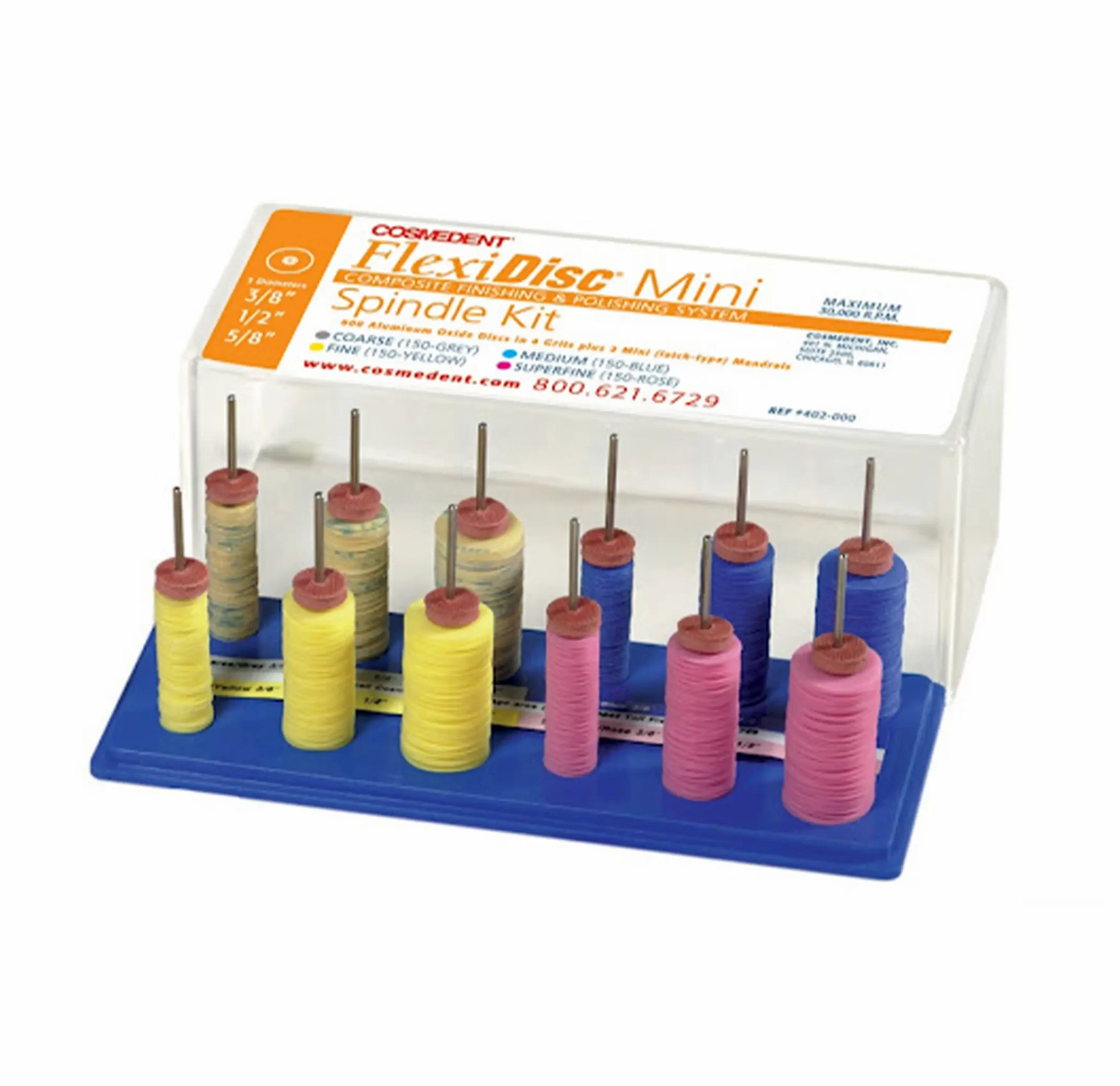 کیت دیسک پرداخت کامپوزیت ۶۰۰ عددی کازمادنت Cosmedent FlexiDisk