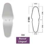 آینه فوتوگرافی دو طرفه Lingoal-Buccal
