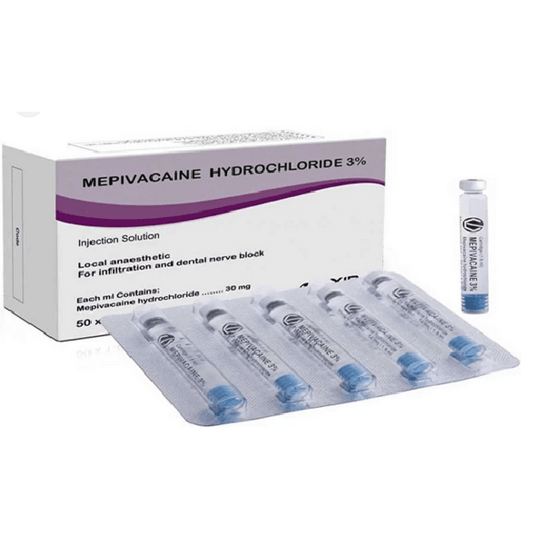 بی حسی دندانپزشکی (کارپول) 3% اکسی کائین اکسیر (مپی واکائین هیدورکلراید)
