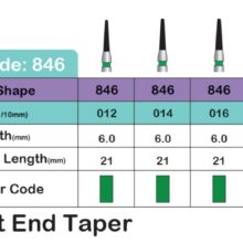 فرز مدل FLAT AND TAPER (846) برند لاستردنت LUSTERDENT