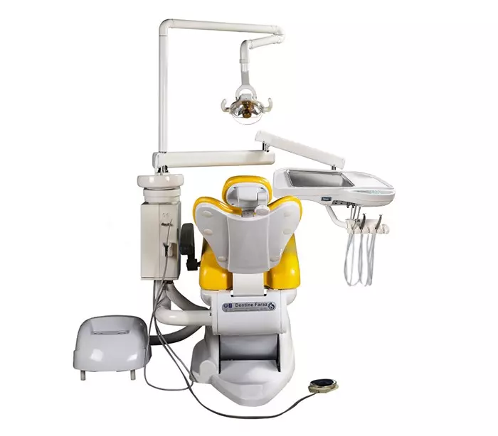 یونیت دندانپزشکی قاصدک Dentine - FX1020-402T - یونیت صندلی مدل قاصدک FX-1020 402S-402T - یونیت و صندلی قاصدک مدل FX-1020-GH برند فراز مهر اصفهان - یونیت فرازمهر Faraz mehr شیلنگ از بالا مدل قاصدک FX1020 - یونیت فرازمهر شلنگ از پایین مدل قاصدک