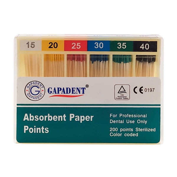 کن کاغذی ساده Gapa Dent - کن کاغذی 2% اصل - بهترین کن کاغذی - خرید مواد دندانپزشکی - پرفروشترین کن کاغذی - محصولات دندانپزشکی - دندانت - دندال