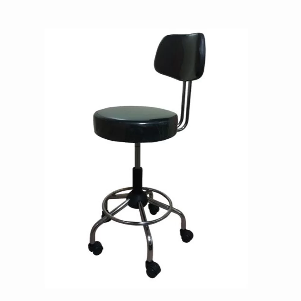 صندلی تابوره پشتی دار چرخدار p300 افرند
