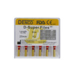فایل روتاری طلایی شش عددی Denco Gold Rotary File - خرید فایل روتاری طلایی برند دنکو - تجهیزات دندانپزشکی آرمادنت - دندانت - دندال
