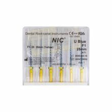 فایل روتاری NIC U Blue Rotary File - فایل روتاری U Blue شش عددی - فایل روتاری U Blue برند NIC - تجهیزات دندانپزشکی آرمادنت - دندانت