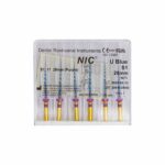 فایل روتاری NIC U Blue Rotary File - فایل روتاری U Blue شش عددی - فایل روتاری U Blue برند NIC - تجهیزات دندانپزشکی آرمادنت - دندانت