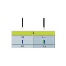 فرز الماسی مدل استوانه ای ته صاف توربین شماره (837XL) برند Jota