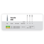 فرز الماسی مدل سوزنی توربین 5 عددی Sani ?- فرز مخصوص توربین -Needle 858-دندانت