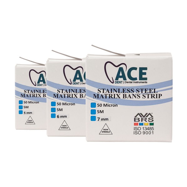  نوار ماتریکس ACE - نوار ماتریکس رولی فلزی - تجهیزات دندانپزشکی آرمادنت - فروش لوازم مطب دندانپزشکی - خرید ابزار و لوازم دندانپزشکی