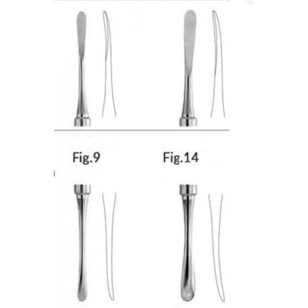 الواتور پریوست Dental Devices - پریوست هالو سایز درشت - الواتور پریوست بوزر - فروشگاه تجهیزات دندانپزشکی آرمادنت