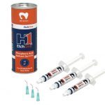 ژل اسید اچ سه سرنگ نیک درمان H1 Etchant Gel - کیت ژل اسید اچ 37 درصد/ H1 Etchant Gel Kit - ژل اسید اچ 37 درصد سه سرنگ ( اچ وان ) نیک درمان