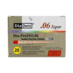 کن گوتا پرکا مدرج تیپر 6% Dia Dent - خرید کن گوتا پرکا مدرج تیپر 6 درصد دیادنت - فروشگاه تجهیزات دندانپزشکی آرمادنت - قیمت کن گوتا پرکا