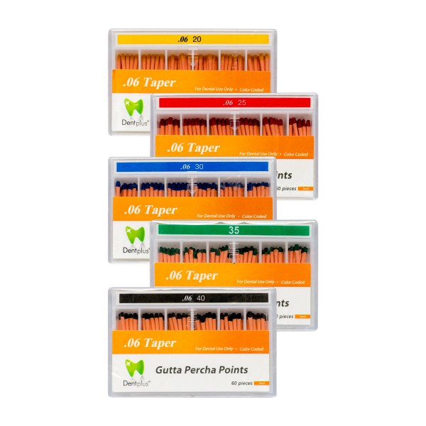 گوتا پرکا - Gutta Percha Points - کن گوتا پرکا 6٪ - Gutta Percha Points - فروشگاه تجهیزات دندانپزشکی آرمادنت - فروش لوازم مطب دندانپزشکی