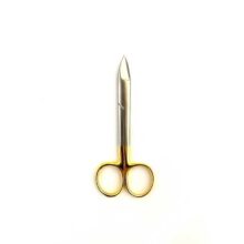قیچی کرون بر سر صاف دسته طلایی Dental Device - خرید و قیمت قیچی کرون بر - قیچی ماتریس - فروشگاه دندانپزشکی آنلاین آرمادنت