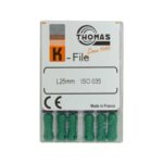خرید و قیمت K فایل طول 25 Thomas - فایل دستی THOMAS - فروش لوازم مطب دندانپزشکی - آرمادنت - وسایل دندانپزشکی - K فایل طول 25 برند توماس