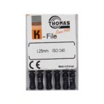 خرید و قیمت K فایل طول 25 Thomas - فایل دستی THOMAS - فروش لوازم مطب دندانپزشکی - آرمادنت - وسایل دندانپزشکی - K فایل طول 25 برند توماس