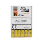 خرید و قیمت K فایل طول 25 Thomas - فایل دستی THOMAS - فروش لوازم مطب دندانپزشکی - آرمادنت - وسایل دندانپزشکی - K فایل طول 25 برند توماس