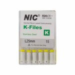 قیمت و خرید K فایل طول 25 Nik - فایل دستی K طول 25 - فروشگاه تجهیزات دندانپزشکی - تجهیزات دندانپزشکی آرمادنت - فروش انواع فایل دستی