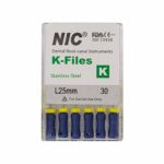 قیمت و خرید K فایل طول 25 برند NIC - فایل دستی K طول 25 - فروشگاه تجهیزات دندانپزشکی - تجهیزات دندانپزشکی آرمادنت - فروش انواع فایل دستی دندانپزشکی