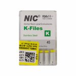 قیمت و خرید K فایل طول 25 برند NIC - فایل دستی K طول 25 - فروشگاه تجهیزات دندانپزشکی - تجهیزات دندانپزشکی آرمادنت - فروش انواع فایل دستی دندانپزشکی