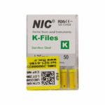 قیمت و خرید K فایل طول 25 Nik - فایل دستی K طول 25 - فروشگاه تجهیزات دندانپزشکی - تجهیزات دندانپزشکی آرمادنت - فروش انواع فایل دستی