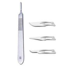 دسته بیستوری ( تیغ ) دندانپزشکی ?- دسته تیغ جراحی و تیغ استریل - اسکالپل - دسته تیغ بیستوری