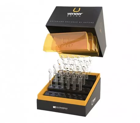 قالب پیش ساخته کامپوزیت بزرگ U Veneer Extra برند Ultradent - کیت قالب آماده ونیر کامپوزیت UltraDent - Uveneer Extra - کیت قالب آماده ونیر کامپوزیت - قالب پیش ساخته کامپوزیت بزرگ